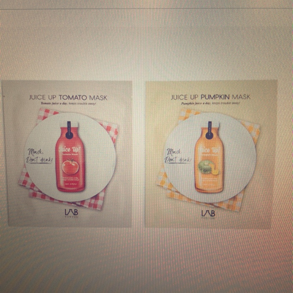 Tomato and Pumpkin mask Duo